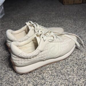 Women's Cream Sneakers
